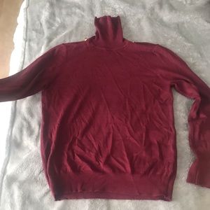 Burgundy Turtle Neck